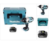 Makita DTW 1002 T1J Clé à choc 1/2" 18V 1000Nm Brushless + 1x batterie 5,0Ah + Makpac - sans chargeur
