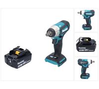 Makita DTW 181 T1 Visseuse à choc sans fil 18 V 210 Nm 1/2" Brushless + 1x batterie 5,0 Ah - sans chargeur