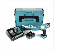 Makita DTW 190 RF1J 18V Li-Ion Boulonneuse à chocs sans fil avec boîtier Makpac + 1x Batterie BL 1830 3,0 Ah + Chargeur rapide