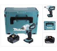 Makita DTW 251 M1J 18 V Boulonneuse à chocs sans fil 230 Nm + Coffret de transport Makpac + 1x Batterie BL 1840 N 4,0 Ah - sans Chargeur