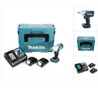 Makita DTW 251 RAJ Clé à choc sans fil 18 V 230 Nm 1/2'' + 2x batterie 2,0 Ah + chargeur + Makpac