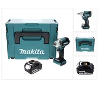 Makita DTW 300 F1J Visseuse à chocs sans fil 18 V 330 Nm 1/2" brushless + 1x Batterie 3,0 Ah + Makpac - sans chargeur