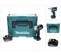 Makita DTW 300 M1J Visseuse à chocs sans fil 18 V 330 Nm 1/2" Brushless + 1x Batterie 4,0 Ah + Makpac - sans chargeur