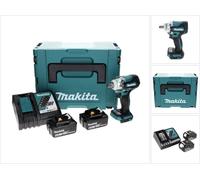 Makita DTW 300 RGJ Visseuse à chocs sans fil 18 V 330 Nm 1/2" Brushless + 2x Batteries 6,0 Ah + Chargeur + Coffret Makpac
