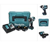 Makita DTW 700 RFJ Visseuse à chocs sans fil 18 V 700 Nm 1/2" XPT Brushless + 2x Batteries 3,0 Ah + Chargeur + Makpac