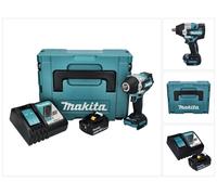 Makita DTW 700 RG1J Visseuse à chocs sans fil 18 V 700 Nm 1/2" XPT Brushless + 1x Batterie 6,0 Ah + Chargeur + Makpac