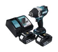 Makita DTW 700 RT Visseuse à chocs sans fil 18 V 700 Nm 1/2" XPT Brushless + 2x Batteries 5,0 Ah + Chargeur