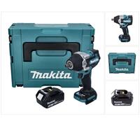 Makita DTW 701 G1J Clé à choc sans fil 18 V 700 Nm 1/2'' XPT Brushless + 1x batterie 6,0 Ah + Makpac - sans chargeur