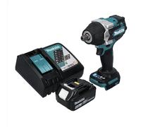 Makita DTW 701 RT1 Visseuse à choc sans fil 18 V 700 Nm 1/2'' XPT Brushless + 1x batterie 5,0 Ah + chargeur