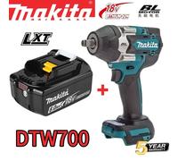Makita DTW700 hocs sans fil 18V moteur sans brosse 1000Nm clé électrique à vitesse Variable haute efficacité arrêt automatique Durable DTW700-1PCS 6Ah