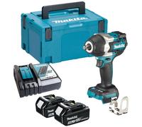 Makita DTW700RTJ Boulonneuse a chocs 1/2 "Li-ion LXT (2x18V/5,0Ah) Makpac 2