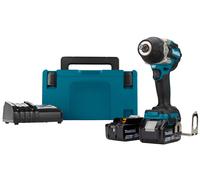 Makita Boulonneuse à chocs sans-fil DTW700RTJ 18V Li‑ion 1/2" 700 Nm Brushless 2x5,0 Ah MAKPAC