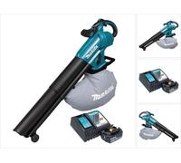 Makita DUB 187 RF Souffleur et aspirateur de feuilles sans fil 18 V Brushless + 1x batterie 3,0 Ah + chargeur