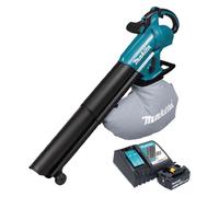 Makita DUB 187 RG Souffleur et aspirateur de feuilles sans fil 18 V Brushless + 1x batterie 6,0 Ah + chargeur