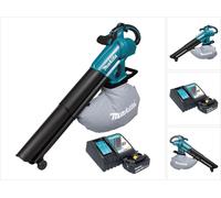 Makita DUB 187 RG Souffleur et aspirateur de feuilles sans fil 18 V Brushless + 1x batterie 6,0 Ah + chargeur
