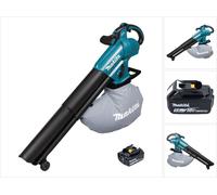 Makita DUB 187 T Souffleur et aspirateur de feuilles sans fil 18 V Brushless + 1x batterie 5,0 Ah - sans chargeur