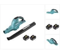 Makita DUB 361 T Souffleur sans fil 2x 18 V / 36 V + 2x Batteries Makita BL 1850 B 5 Ah / 5000 mAh