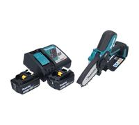 Makita DUC 101 RM Trononneuse d'elagage sans fil 18 V 10 cm Brushless + 2x batterie 4,0 Ah + kit chargeur