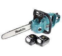 Makita DUC 353 G2 Tronçonneuse à chaîne sans fil 36V ( 2x18V ) Brushless 35 cm + 2x 6,0 Ah batterie - sans chargeur