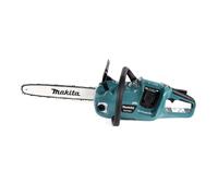 Makita DUC 353 PG2 Tronçonneuse à chaîne sans fil 36V ( 2x18V ) Brushless 35 cm + 2x 6,0 Ah batterie + chargeur double