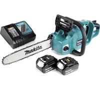Makita DUC 353 RM2 Tronçonneuse à chaîne sans fil 36V ( 2x18V ) Brushless 35 cm + 2x 4,0 Ah batterie + chargeur