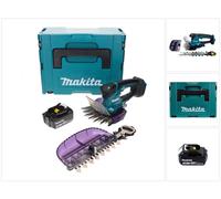 Makita DUM 604 F1XJ Cisailles à gazon sans fil 18 V avec lame pour gazon et arbustes + 1 batterie 3,0 Ah + Makpac - sans chargeur