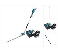 Makita DUN 500 WRT2 Taille-haies sans fil 18 V 50 cm Brushless + 2x batterie 5,0 Ah + chargeur