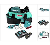 Makita DUP 361 CT Sécateur à batterie 36 V (2x 18 V) + 2 batteries 5,0 Ah + double chargeur + sacoche