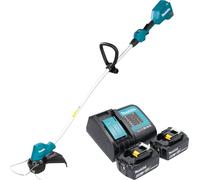 Makita DUR 189 SG2 Coupe-bordures sans fil 18 V 300 mm Brushless + 2x batterie 6,0 Ah + chargeur