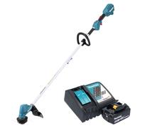 Makita DUR 192 LRT1 Coupe-bordures à batterie 18 V 300 mm Brushless + 1x batterie 5,0 Ah + chargeur