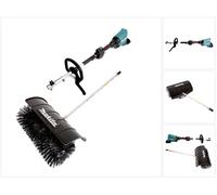 Makita DUX 60 Z batterie entraînement multifonctionnel 36V (2x18V) Brushless + embout brosse de balayage BR400MP - sans batterie, sans chargeur