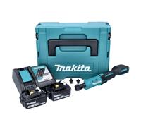 Makita DWR 180 RFJ Visseuse à cliquet sans fil 18 V + 2x 3,0 Ah + chargeur + Makpac