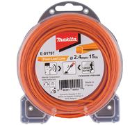 Makita Fil de coupe hélicoïdal E-01797 pour débroussailleuse Ø 2,4 mm 15 m