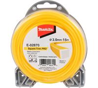 Makita E-02870 Fil nylon carré Pro, 3,0mm x 15m