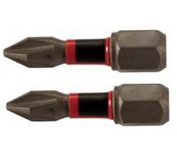 Makita E-03121 Embouts Impact Premier 25 mm PHILLIPS (PH), Hexa 1/4''