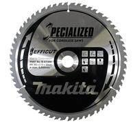 Lames carbure "EFFICUT" pour bois, pour scies radiales à batterie MAKITA