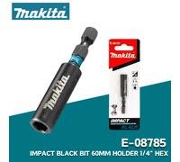 Makita E-08785 Support magnétique pour embouts d'extension, noir, 60 mm, hexagonal 1/4 pouces, résistant à la rouille, accessoires durables pour outils électriques E-08785