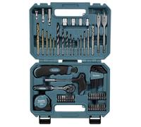 Makita Kit d'outils E-15095 – 60 pièces, forets et embouts métal/pierre/bois/béton/brique