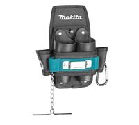 Makita E-15279 Étui pour électricien à fixer à la ceinture, porte-chaîne pour ruban isolant, porte-mètre ruban, mousqueton, espace pour outils à main, polyester, 185 x 55 x 205 mm (L x l x H)