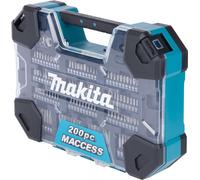 MAKITA E-22610 set de forets, embouts et outils à main, 200pcs, boîte pliante (old=D-37194)