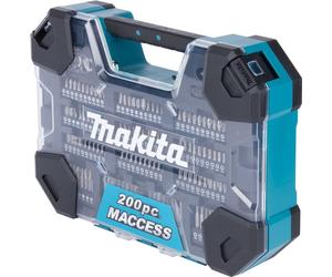 MAKITA E-22610 set de forets, embouts et outils à main, 200pcs, boîte pliante (old=D-37194)