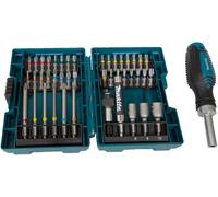 Makita E-25096 Coffret d’embouts de vissage 1/4" + tournevis a cliquet 44 pieces