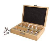 Makita Ensemble d'embouts de routeur 12 pcs 6 mm Argenté