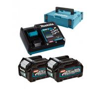 MAKITA Ensemble Li-ion XGT 40V 2 pièces BL4020+1 pièce DC40R 1 pièce Makpac 191V07-0