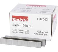 Makita Agrafes pour agrafeuse à batterie F-32663 10 x 16 mm - boîte de 5040 pièces
