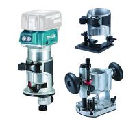 MAKITA Fraiseuse combinée sans fil avec accessoires Li-ion 18V, sans batterie Z DRT50ZJX2