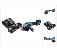 Makita GA 023 GM2 Meuleuse d'angle sans fil 40 V max. 125 mm Brushless XGT + 2x batterie 4,0 Ah + chargeur