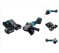 Makita GA 038 GM2 Meuleuse d'angle sans fil 40 V max. 230 mm Brushless XGT + 2x batterie 4,0 Ah + chargeur