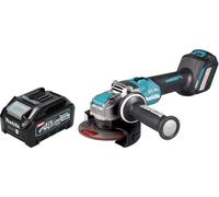 Makita GA 041 GM1 Meuleuse d'angle sans fil 40 V max. 125 mm X-LOCK Brushless + 1x batterie 4,0 Ah - sans chargeur