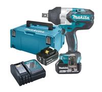 Makita hocs sans fil 18 V, 2 batteries 5,0 Ah LXT, chargeur DTW1001RTJ